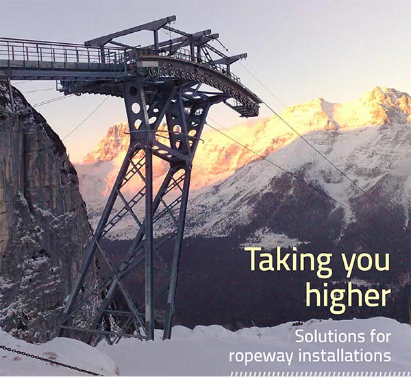 Alpintec assembling maintenance ropeways material ropeways South Tyrol
