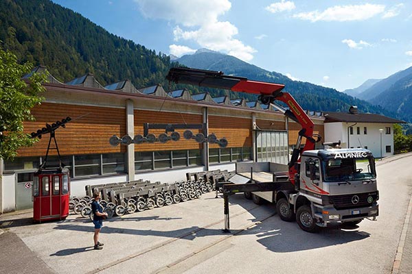 Alpintec Montage Wartung Seilbahnen Materialseilbahnen St. Pankraz Suedtirol