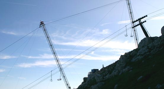 Alpintec Montage Wartung Seilbahnen Materialseilbahnen St. Pankraz Suedtirol