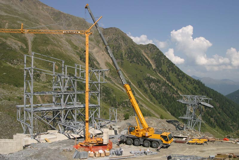 Alpintec assembling maintenance ropeways material ropeways South Tyrol